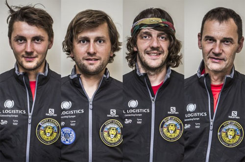 Andrzej Bargiel, Grzegorz Bargiel, Marcin Kin i Darek Załuski (fot. Marcin Kin / Red Bull Content Pool)