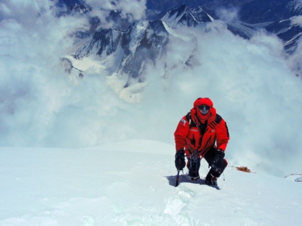 Janusz Gołąb podczas wyprawy na K2 (fot. arch. J. Gołąb)